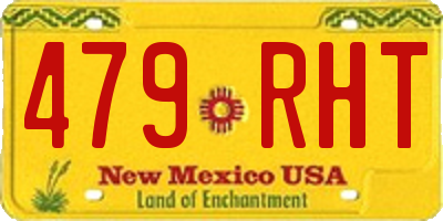 NM license plate 479RHT