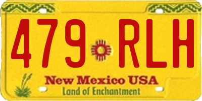 NM license plate 479RLH