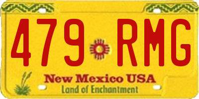 NM license plate 479RMG