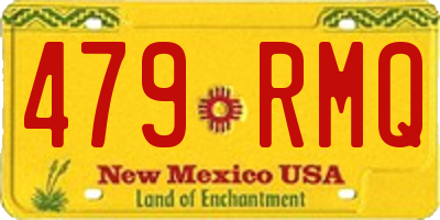 NM license plate 479RMQ