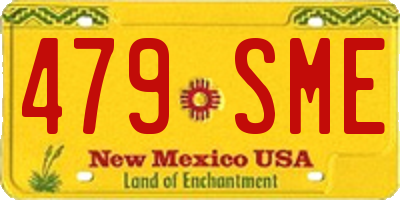 NM license plate 479SME