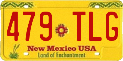 NM license plate 479TLG