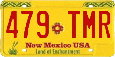 NM license plate 479TMR