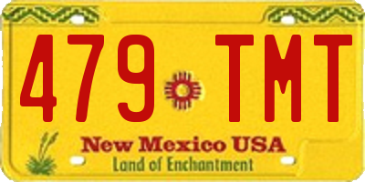NM license plate 479TMT