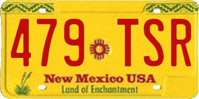 NM license plate 479TSR