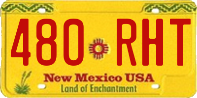 NM license plate 480RHT