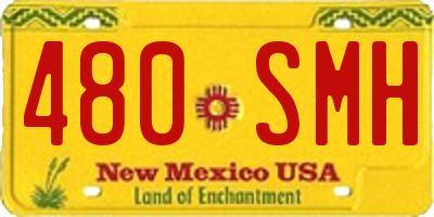 NM license plate 480SMH