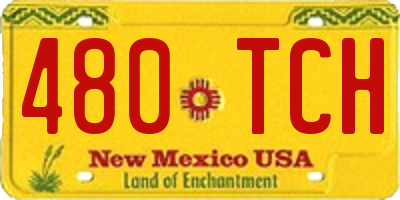 NM license plate 480TCH