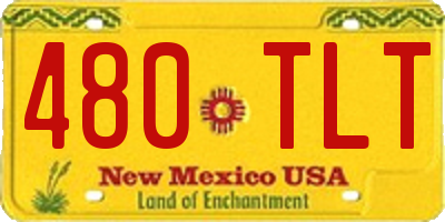 NM license plate 480TLT