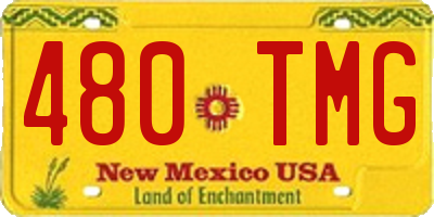 NM license plate 480TMG