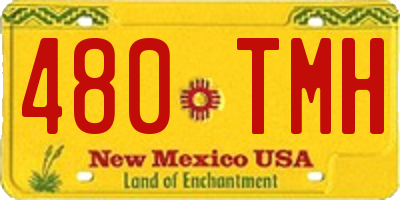 NM license plate 480TMH