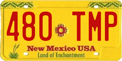 NM license plate 480TMP