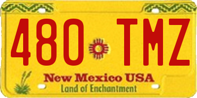 NM license plate 480TMZ