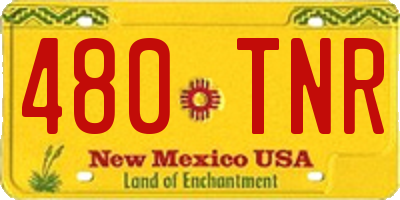 NM license plate 480TNR