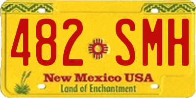 NM license plate 482SMH