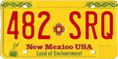 NM license plate 482SRQ