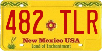 NM license plate 482TLR
