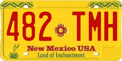 NM license plate 482TMH