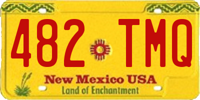 NM license plate 482TMQ