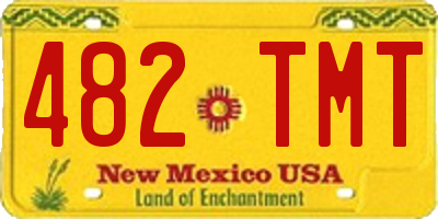 NM license plate 482TMT
