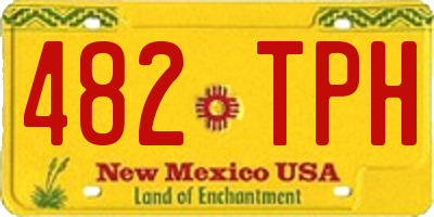 NM license plate 482TPH