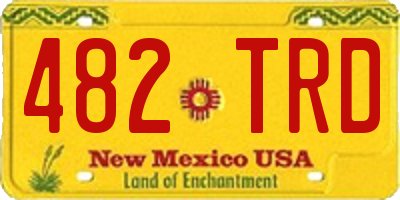 NM license plate 482TRD