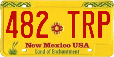 NM license plate 482TRP