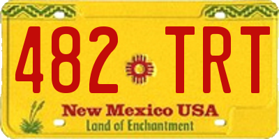NM license plate 482TRT