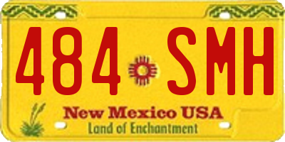 NM license plate 484SMH