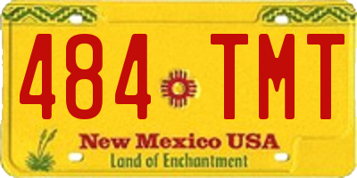 NM license plate 484TMT