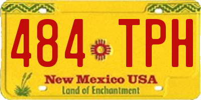 NM license plate 484TPH