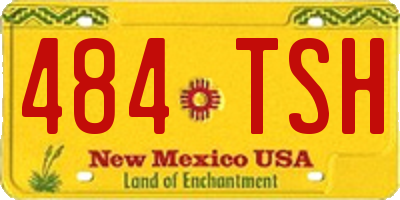 NM license plate 484TSH