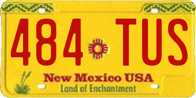 NM license plate 484TUS