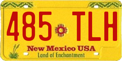 NM license plate 485TLH