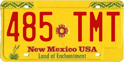 NM license plate 485TMT