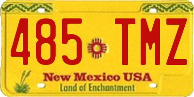 NM license plate 485TMZ