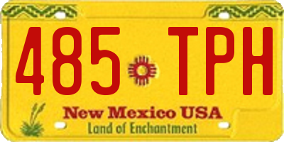 NM license plate 485TPH
