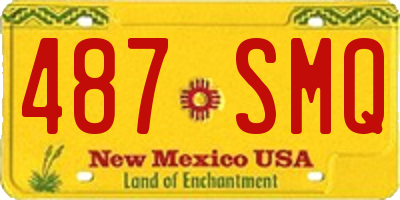 NM license plate 487SMQ