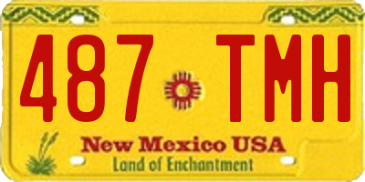 NM license plate 487TMH