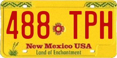 NM license plate 488TPH