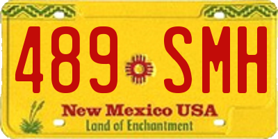 NM license plate 489SMH