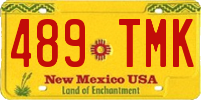 NM license plate 489TMK