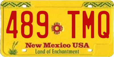 NM license plate 489TMQ