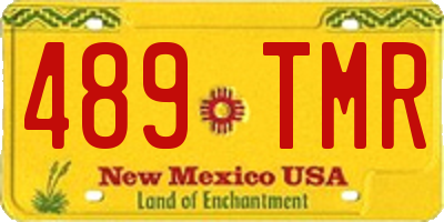 NM license plate 489TMR