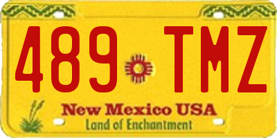 NM license plate 489TMZ