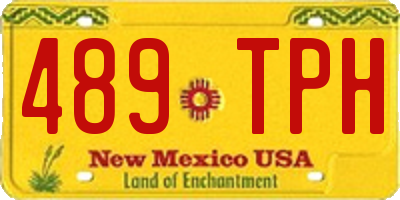 NM license plate 489TPH