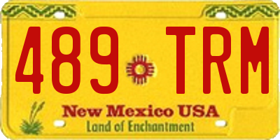 NM license plate 489TRM