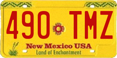 NM license plate 490TMZ