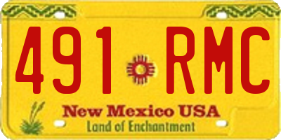 NM license plate 491RMC