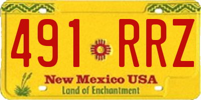 NM license plate 491RRZ